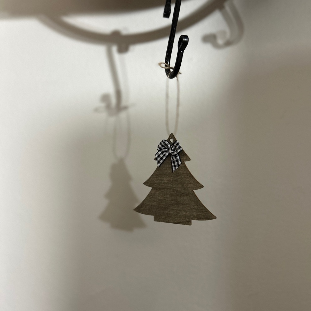 Brown Christmas Tree Ornament